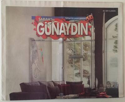 Sabah Gazetesi Günaydın Eki 14 Şubat 2014 - Demir Leydi Feraye , Meryem Uzerli Kızına Uzerli Soyadını Verecek GZ28146 - 1