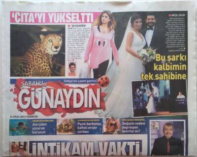 Sabah Gazetesi Günaydın Eki 15 Eylül 2014 Jennifer Lopezden Eski Aşkına İkinci Şans GZ48020 - 1