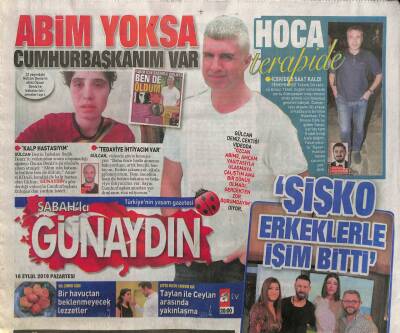 Sabah Gazetesi Günaydın Eki 16 Eylül 2019 - Selami Şahin , Hayranlarıyla İstmarinada Buluştu GZ100306 - 2