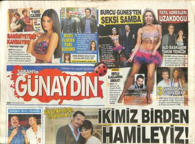 Sabah Gazetesi Günaydın Eki 16 Kasım 2010 - Orhan Gencebay , Serdar Ortaçı Kıramadı - Fatih Ürek , Zeki Mürenin Ruhu Bende ! GZ109313 - 1