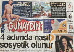 Sabah Gazetesi Günaydın Eki 16 Mayıs 2004-Türkan Şoray İlk Kez Sunucu Oldu GZ45239 - 2