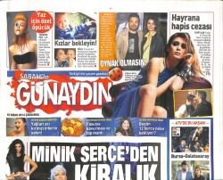 Sabah Gazetesi Günaydın Eki 16 Nisan 2014 - Candan Erçetin İlk Kez Avrupa Sahnelerinde Gurbetçilerle Buluşacak GZ100268 - 2