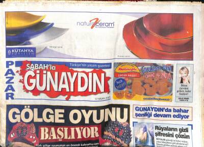 Sabah Gazetesi Günaydın Eki 17 Nisan 2005 - Mahsun Kırmızıgülden Anlamlı Konser GZ107045 - 1