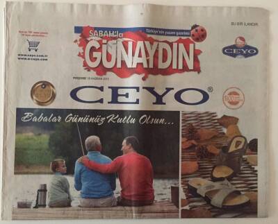 Sabah Gazetesi Günaydın Eki 18 Haziran 2015 - Aslıhan Tural Arda Turan İlişkisi Evliliğe Gidiyor GZ28142 - 1