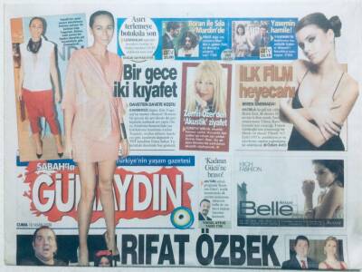 Sabah Gazetesi Günaydın Eki 18 Nisan 2008 - Jönüm Diyen Avşarı Arasın, Sezen İyice Sarışın Oldu, Diva Gittikçe Uzaylı Oluyor GZ42813 - 1