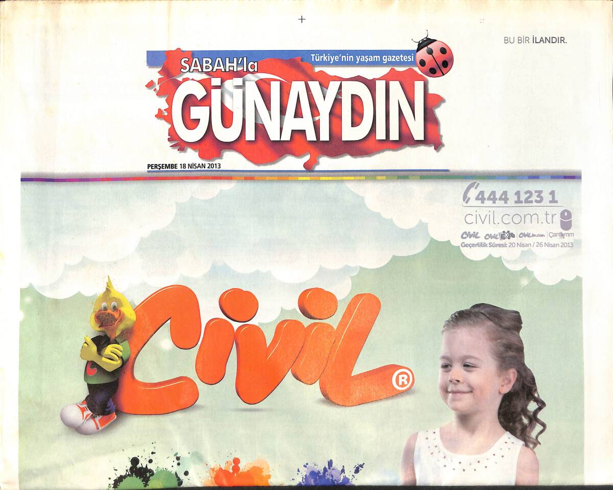 Sabah Gazetesi Günaydın Eki 18 Nisan 2013 - Yıldız Tilbe Nasıl Bir Kin Bu? - Kıvanç Tatlıtuğ'un Zor Anları! - Pınar Altuğ: Kimseye Eyvallah Etmem! GZ136962 - 1