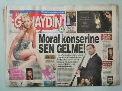 Sabah Gazetesi Günaydın Eki 19 Mayıs 2009 Demet AkalınTıkalı Lavaboyu Handemi Açacak -GZ14929 - 1