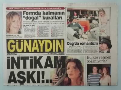 Sabah Gazetesi Günaydın Eki 19 Şubat 2003 Bu Kez Resmen Boşanıyorlar -GZ14949 - 1