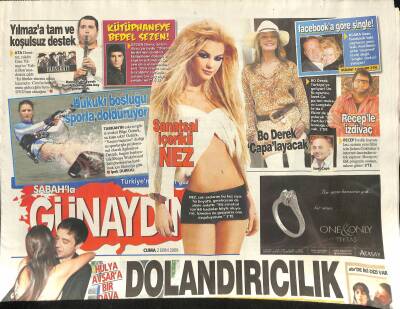 Sabah Gazetesi Günaydın Eki 2 Ekim 2009 - Murat Dalkılıçın Attığı Her Adım Belgeleniyor ! GZ117229 - 1