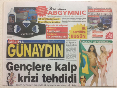 Sabah Gazetesi Günaydın Eki 2 Ocak 1984 - Türkan Şoray!ın Gözü Başkasını Görmüyor Tek Aşkım Yağmur GZ23620 - 1