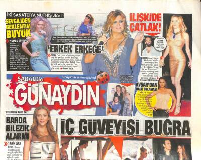 Sabah Gazetesi Günaydın Eki 2 Temmuz 2013 - Hülya Avşardan Halk Oylaması GZ116720 - 1