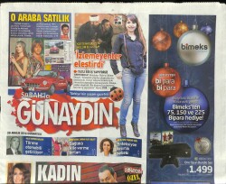 Sabah Gazetesi Günaydın Eki 20 Aralık 2014 - Erdal Özyağcılar Tiyatro Bisiklete Binmek Gibidir GZ100896 - 2