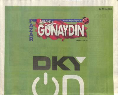 Sabah Gazetesi Günaydın Eki 20 Eylül 2015 - Tuğba Özerk , Şarkıcılıktan Sonra Sinemada da İddialı GZ116373 - 1