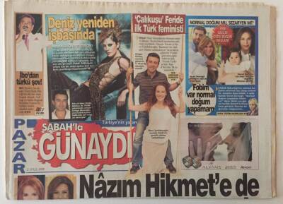 Sabah Gazetesi Günaydın Eki 21 Eylül 2008 - İkinci Selay Tozkoparan Vakası Nazım Hikmete de Parasını Vermemiş GZ28106 - 1
