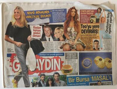 Sabah Gazetesi Günaydın Eki 22 Ağustos 2009 - Tuğba Özay Albüm Çıkarıyor , Kutluay Yabancı Dadıya No Dedi GZ20731 - 1