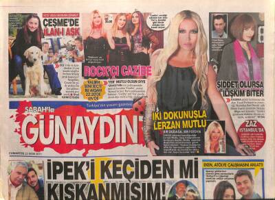 Sabah Gazetesi Günaydın Eki 22 Ekim 2011 - Emel Sayın Nasıl Besleniyor ? - Kım Kardashianın Hayatı Beleş GZ96812 - 1