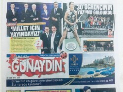 Sabah Gazetesi Günaydın Eki 23 Ekim 2018 Cem Yılmaz Ve Tarkanın Şarkısı GZ43269 - 1