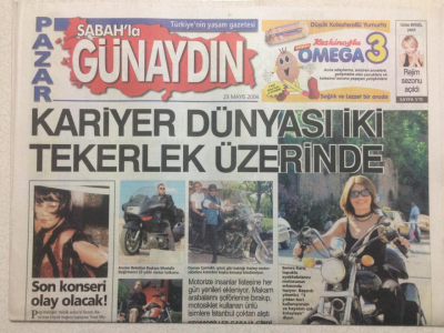 Sabah Gazetesi Günaydın Eki 23 Mayıs 2004 - Sezen Aksunun Son Konseri Olay Olacak GZ23637 - 1