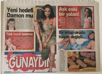 Sabah Gazetesi Günaydın Eki 23 Temmuz 2005 - Ebru Gündeş Bir Kitap Okudu Hayatı Değişti GZ22960 - 1
