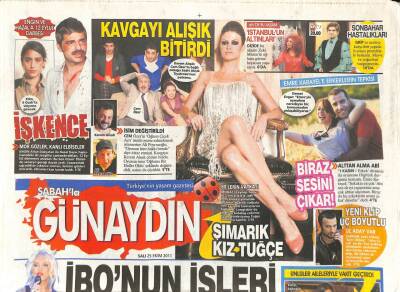 Sabah Gazetesi Günaydın Eki 25 Ekim 2011 - İzzet Yıldızhan Keşke İbrahim Tatlıses Sağlıklı Olsa da Biz Bu İşleri Almasak GZ96803 - 1