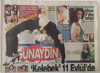 Sabah Gazetesi Günaydın Eki 25 Nisan 2009 - Eurovision Provasını Hadise Miss Turkeyde Yapacak GZ28150 - 1