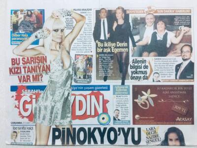 Sabah Gazetesi Günaydın Eki 25 Şubat 2009 - 18 Barajı Tuğba Özayı Kızdırdı GZ42824 - 1