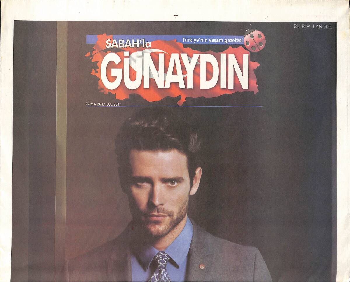 Sabah Gazetesi Günaydın Eki 26 Eylül 2014 - Ali Şen Ailesi'nde Şok! - Ersun Yanal Taktik Hatası! GZ136954 - 1