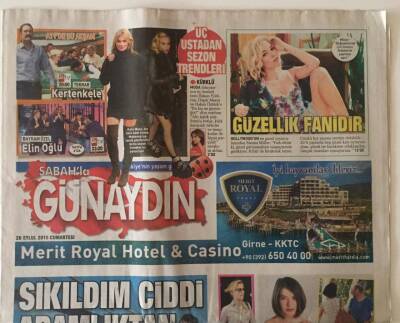 Sabah Gazetesi Günaydın Eki 26 Eylül 2015 - Cansel Elçin Ciddi Adamlıktan Sıkılmıştım Diyor GZ22936 - 1