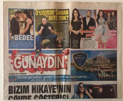 Sabah Gazetesi Günaydın Eki 26 Mart 2015 - Öygü Gürman Bu Benim Dönüm Noktam Dedidiği Yeni Albümünü Tanıttı GZ20999 - 1