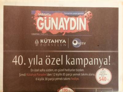 Sabah Gazetesi Günaydın Eki 27 Mart 2010 - Aralarına Angelina Girdi GZ40289 - 1