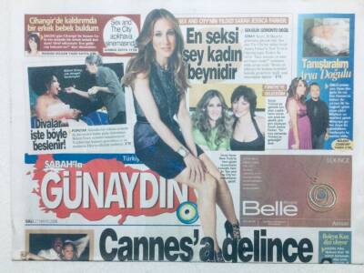 Sabah Gazetesi Günaydın Eki 27 Mayıs 2008 - Bülent Ersoy Böyle Beslenir GZ42832 - 1