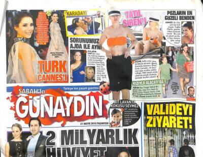 Sabah Gazetesi Günaydın Eki 27 Mayıs 2013 - 2 Milyarlık Hüviyet GZ107049 - 1