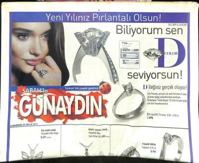 Sabah Gazetesi Günaydın Eki 29 Aralık 2012 - Kandırmışlar Sizi İbrahim Tatlıses GZ101214 - 2
