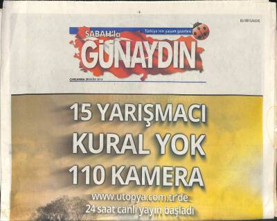 Sabah Gazetesi Günaydın Eki 29 Ekim 2014 - Seren Fosforoğlu , Babasıyla Birlikte Enis Fosforoğlu Tiyatrosunda Çalışıyordu GZ105946 - 1
