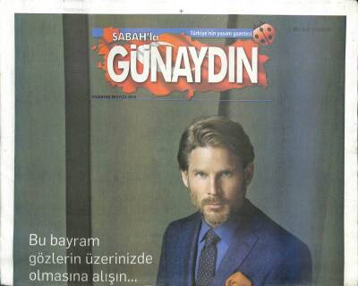 Sabah Gazetesi Günaydın Eki 29 Eylül 2014 - Lady Gaga Fiyaskosu-Pınar Altuğ Gerginliği GZ105285 - 1