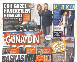 Sabah Gazetesi Günaydın Eki 29 Kasım 2013 - Bülent Ersoy , Önceki Akşam Nişantaşında Mağaza Kapattırıp Alışveriş Yaptı GZ100697 - 1