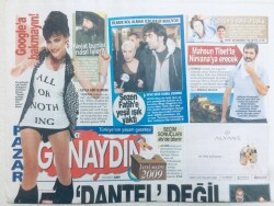 Sabah Gazetesi Günaydın Eki 29 Mart 2009 - Sezen Fatihe Yeşil Işık Yaktı, Tarkanın Boğazında Bülbül Var GZ43266 - 1