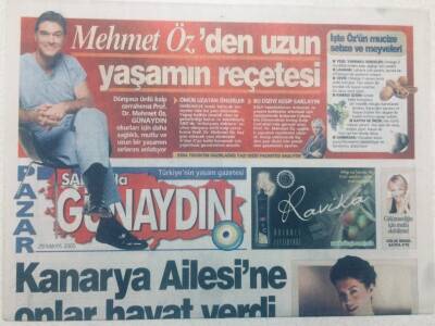 Sabah Gazetesi Günaydın Eki - 29 Mayıs 2005 - Şenayın Frikiğini Çiğdem Önledi GZ46794 - 1