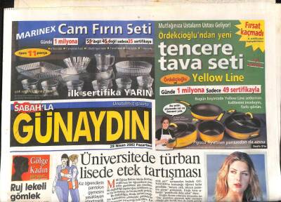 Sabah Gazetesi Günaydın Eki 29 Nisan 2002 - Almancı Popçu Rafet El Roman , Ünlü Olduğu İlk Dönem Kasket Ve Sicilya Modeli Şapkalar Takıyordu GZ105891 - 1
