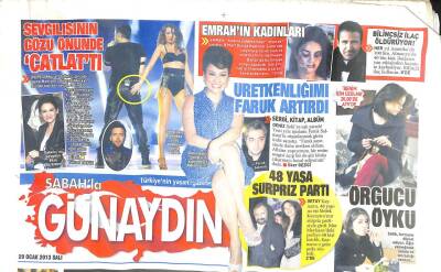 Sabah Gazetesi Günaydın Eki 29 Ocak 2013 - Eski Eşle Mıamı Kaçamağı GZ104671 - 1