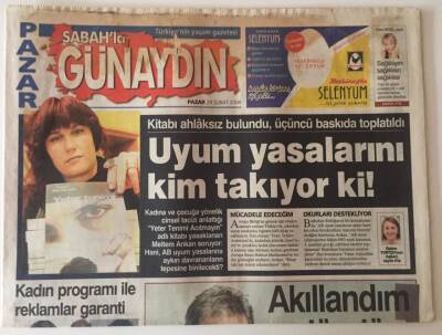 Sabah Gazetesi Günaydın Eki 29 Şubat 2004 - Cem Özer İle Röportaj GZ31283 - 1