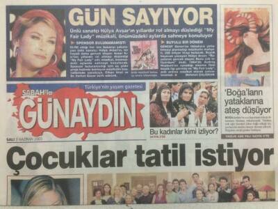 Sabah Gazetesi Günaydın Eki 3 Haziran 2003 - Diyarbakırda Tıpkı Avrupa Gibi Sertapla Costu GZ51209 - 1