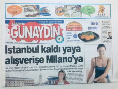 Sabah Gazetesi Günaydın Eki - 30 Ekim 2004 - Ünlüler Gizli Numaraya Savaş Açtı, Bülent Ersoy Bvlgarı Tutkunu GZ46071 - 2