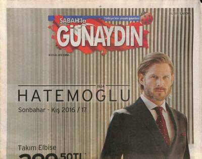Sabah Gazetesi Günaydın Eki 30 Eylül 2016 - 2. Abdülhamidin Hayatı Dizi Oluyor GZ84440 - 1