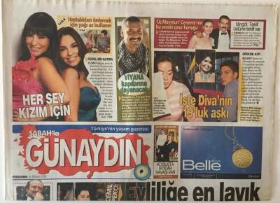 Sabah Gazetesi Günaydın Eki 30 Nisan 2009 - Yeşim Salkım Yeni Albümünde 19 Yaşındaki Kızına İthaf Etti GZ20725 - 1