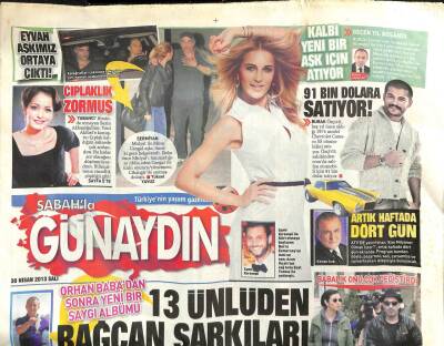 Sabah Gazetesi Günaydın Eki 30 Nisan 2013 - Hande Ataizi Evlatlık İstiyor GZ107590 - 1
