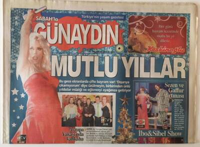 Sabah Gazetesi Günaydın Eki 31 Aralık 2006 - Mutlu Yıllar 2007 Süperstart GZ20805 - 1