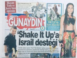 Sabah Gazetesi Günaydın Eki 31 Mart 2007 - Shake It Upa İsrail Desteği, Tatlısesin Acı Hayatın Belgesel Oldu GZ43258 - 2