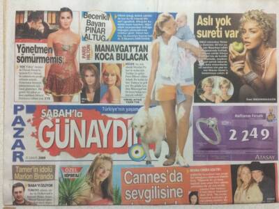 Sabah Gazetesi Günaydın Eki 31 Mayıs 2009 - Tarkan Kendini Klonladı,Rihanna da Mahkemeye Çıkacak GZ35798 - 1
