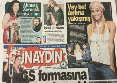 Sabah Gazetesi Günaydın Eki 4 Aralık 2006-Hülya Avşardan Kaya Çilingiroğlu na Sert Gönderme GZ45167 - 2